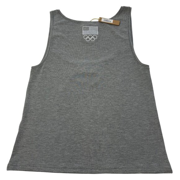 SKIMS Soft Lounge Tank Top + Boxer Short Set Team USA  Heather Gray 3X - Picture 3 of 13